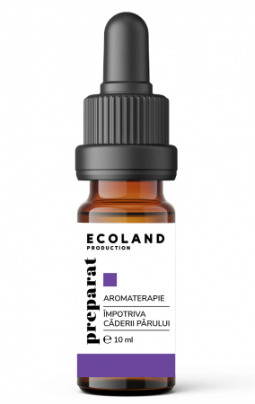 Probleme dermatologice - Preparat aromaterapie IMPOTRIVA CADERII PARULUI - 10 ml.