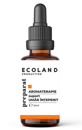 Muschi si articulatii - Preparat aromaterapie suport UMĂR ÎNȚEPENIT 30 ml.