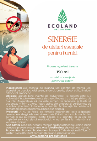 Sinergie de uleiuri esentiale pentru furnici /150 ml [1]