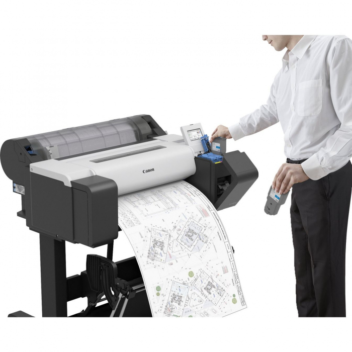Plotter Canon imagePROGRAF TM-200 24"(610mm), format A1 rezolutie max 2400x1200dpi fara stand cartuse starter  2 din 45 [3]