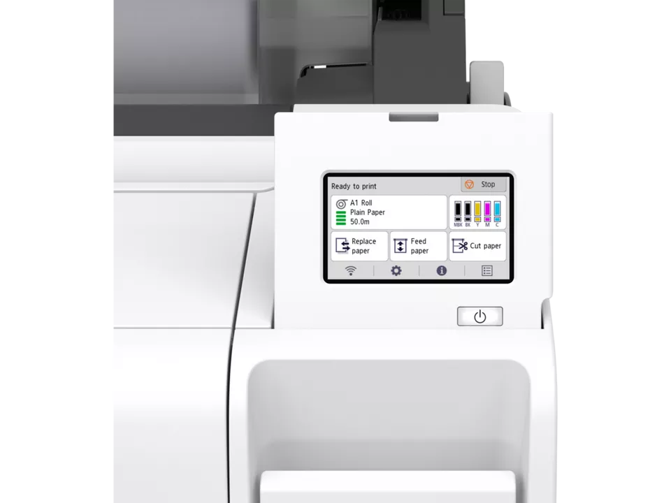 Plotter Canon imagePROGRAF TM-200 24"(610mm), format A1 rezolutie max 2400x1200dpi fara stand cartuse starter  2 din 45 [1]