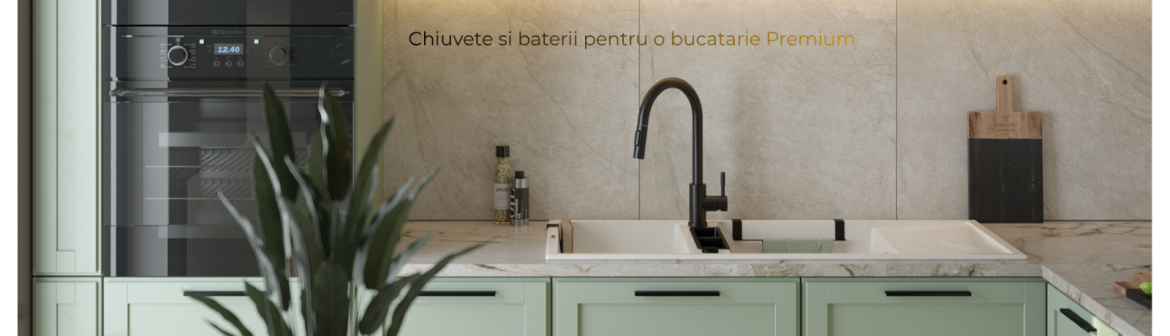 Chiuvete si baterii pentru o bucatarie Premium