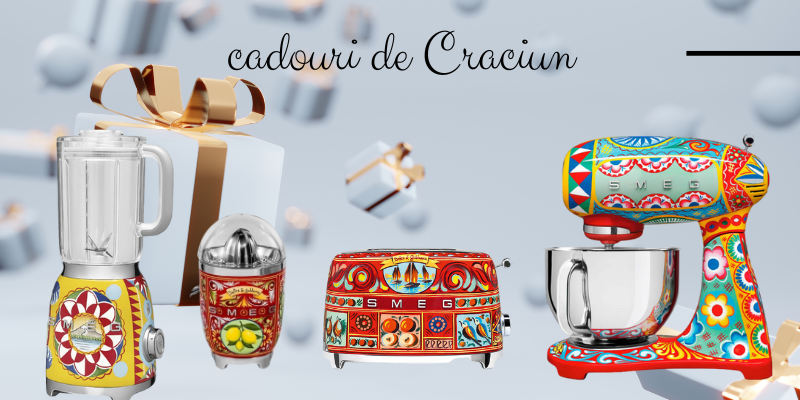 Lux Culinar: Cadouri de Crăciun cu Stil de la Smeg - Dolce & Gabbana pentru Pasionații de Bucătărie
