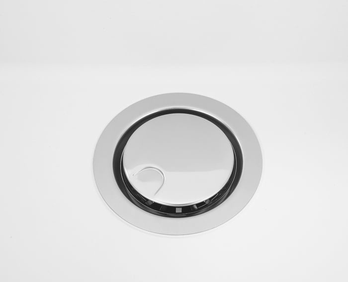 Chiuveta bucatarie granit CookingAid Cube ON4110 Alba / Polar White + accesorii montaj [8]