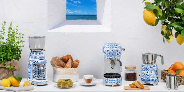 Aparat pentru spumarea laptelui Smeg&Dolce&Gabbana ,Blu Mediterraneo [9]