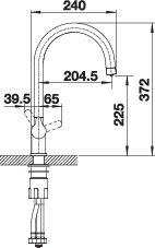 Baterie chiuveta BLANCO TRIMA Filter din inox, cu circuit pentru apa filtrata [5]