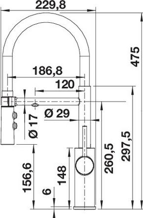Baterie de bucatarie 3 cai apa filtrata Blanco Catris-S Flexo Filter [3]