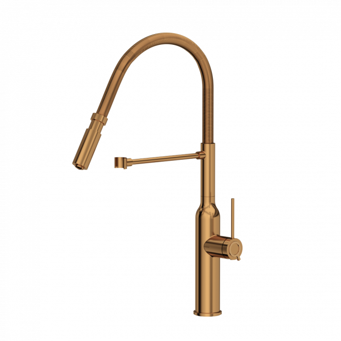 Baterie de bucătărie inox Quadron Marylin QLINE cu dus extensibil [2]