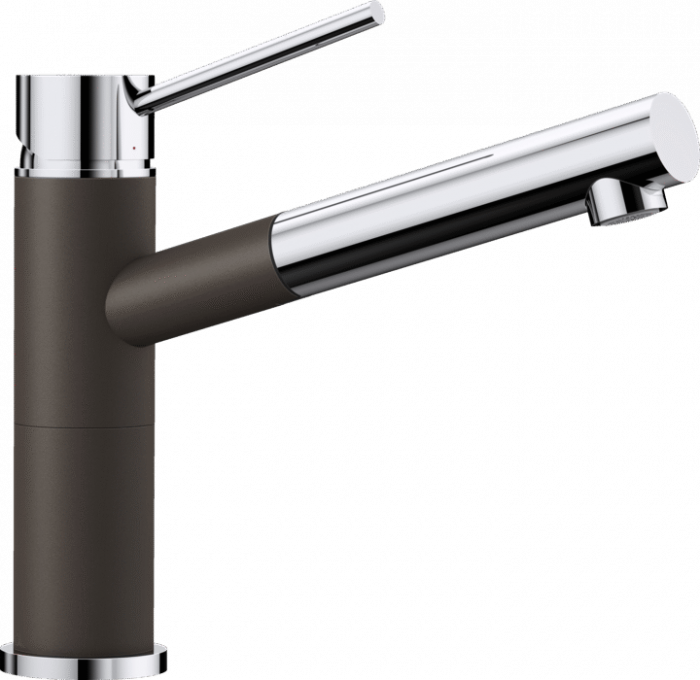 Baterie granit Blanco ALTA-S Compact, aspect bicolor cu dus extensibil [1]