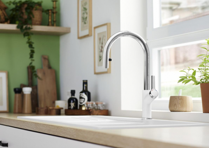 Baterie granit bucatarie Blanco CARENA-S VARIO aspect bicolor [5]