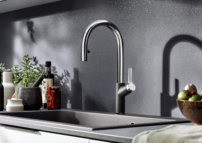 Baterie granit bucatarie Blanco CARENA-S VARIO aspect bicolor [6]