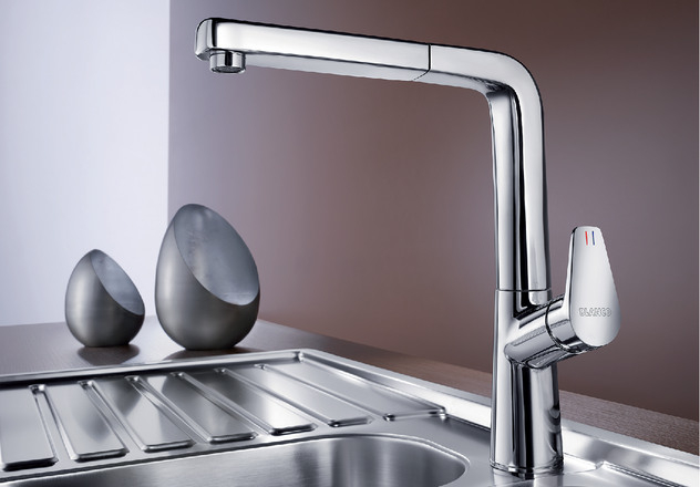 Baterie INOX  bucatarie Blanco AVONA-S cu dus extractibil [3]