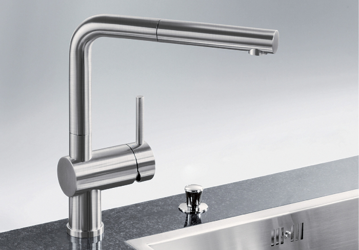 BaterIE INOX bucatarie Blanco LINUS-S cu dus extensibil [3]