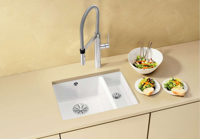 BLANCO Chiuveta ceramica PURAPLUS SUBLINE 350/150 U InFino cu excentric [2]