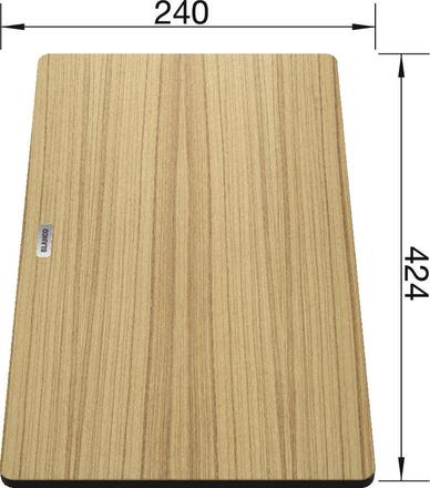 BLANCO Tocator lemn frasin 424x240 mm pentru chiuvetele subline [2]