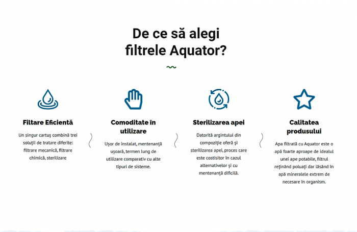 Cartus filtru sedimente lavabil pentru sitemele Aquator Maxi Duplex si Family Duplex. [2]