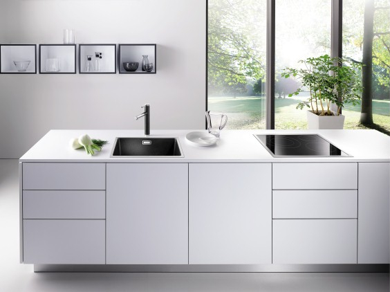 Chiuveta BLANCO SUBLINE 500-IF SteelFrame. SILGRANIT ™ încadrat in oțel inoxidabil. [3]