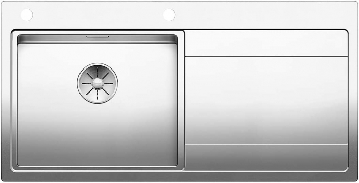 Chiuveta bucatarie Blanco DIVON II 5 S- IF gama STEELART cuva stanga+picurator [2]