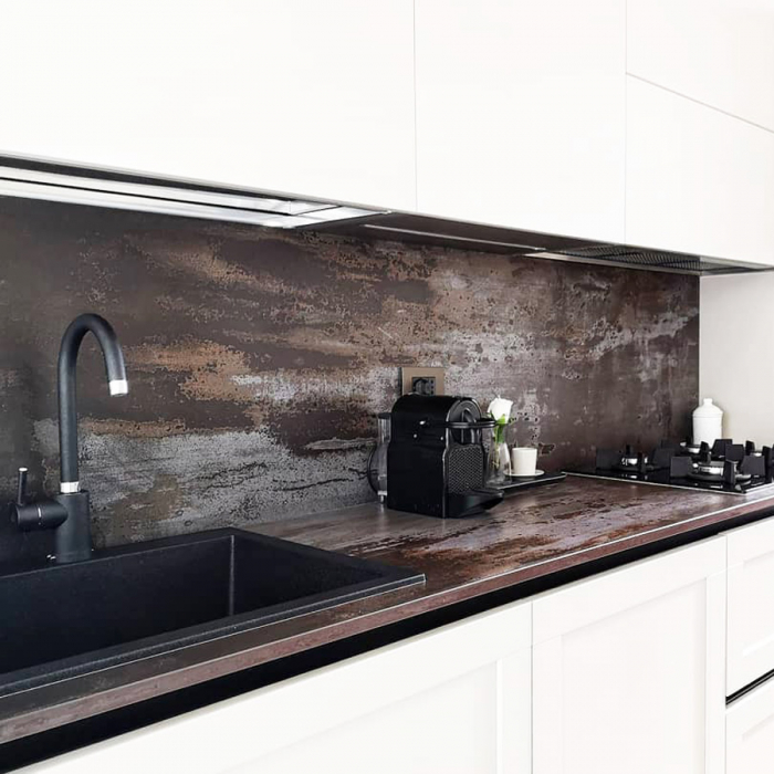 Chiuveta bucatarie granit CookingAid Cube ON7610 Neagra / Black Metal quartz + accesorii montaj [4]