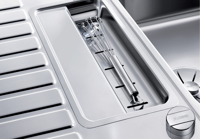 Chiuveta bucatarie inox BLANCO CLASSIC Pro 5 S-IF cu accesorii si cu excentric reversibila [4]