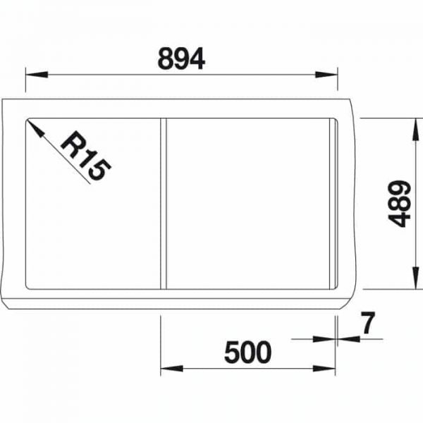 Chiuveta bucatarie inox BLANCO CLASSIC Pro 5 S-IF cu accesorii si cu excentric reversibila [7]