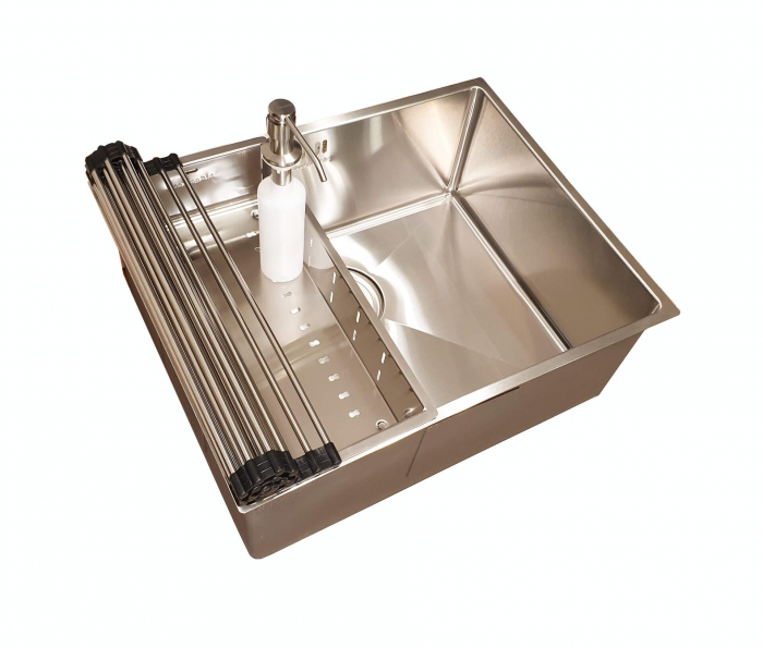 Chiuveta bucatarie inox CookingAid HERA MEDIUM si accesorii [5]