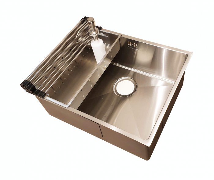 Chiuveta bucatarie inox CookingAid HERA MEDIUM si accesorii [4]