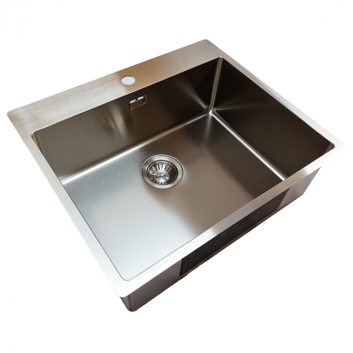 Chiuveta bucatarie inox TASCA ASOLO AA55 cu montaj pe blat sau la nivelul blatului [3]