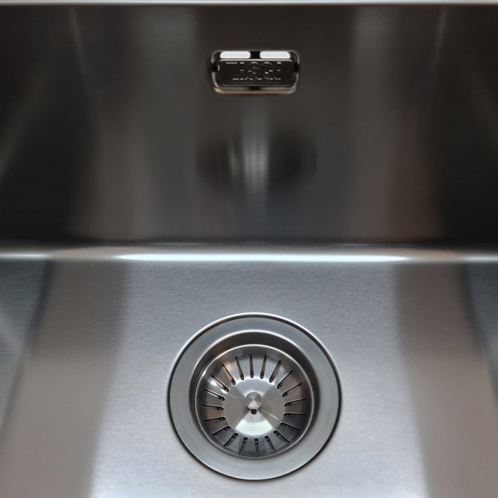 Chiuveta bucatarie inox TASCA CANOVA CA50 GUN METAL cu strat PVD ceramic culoare gri inchis / negru antracit [8]