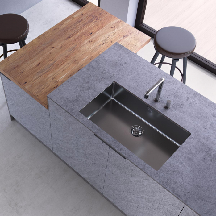 Chiuveta bucatarie inox TASCA CANOVA CA70  si accesorii montaj [13]