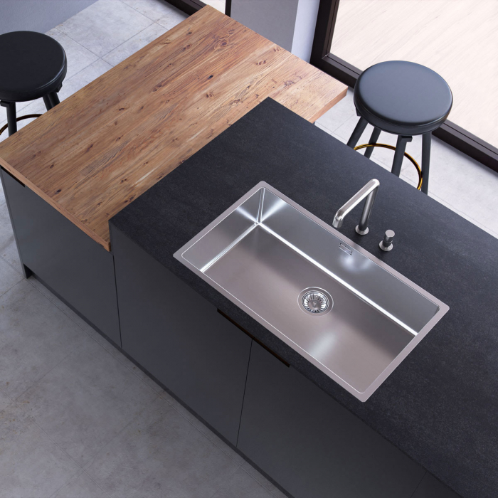 Chiuveta bucatarie inox TASCA CANOVA CA70  si accesorii montaj [3]