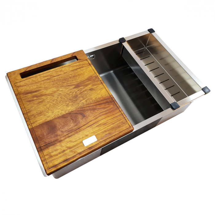 Chiuveta bucatarie inox TASCA CANOVA CA70  si accesorii montaj [7]