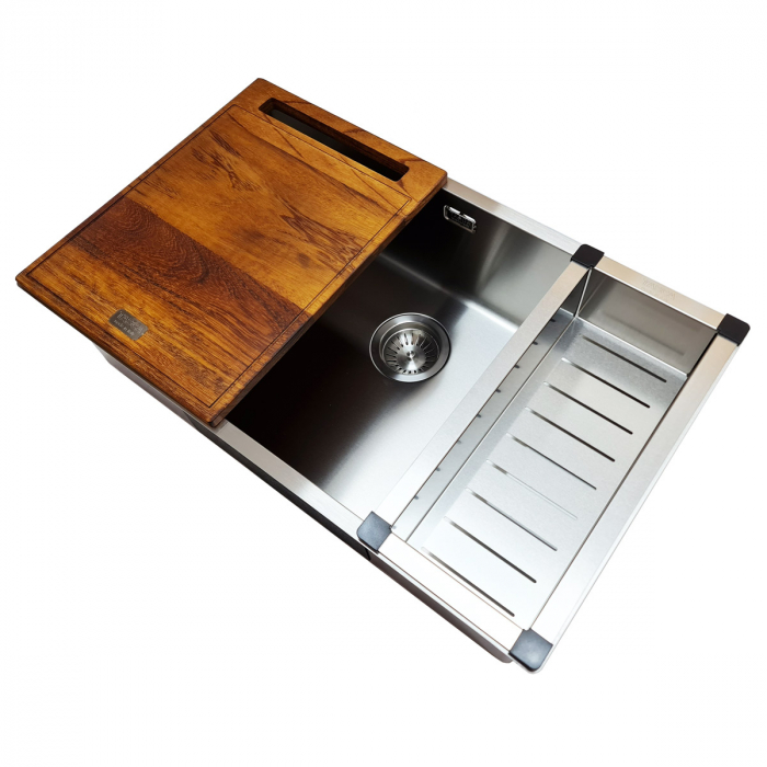 Chiuveta bucatarie inox TASCA CANOVA CA70  si accesorii montaj [6]