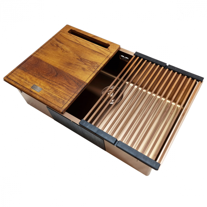 Chiuveta bucatarie inox TASCA CANOVA CA70  si accesorii montaj [9]