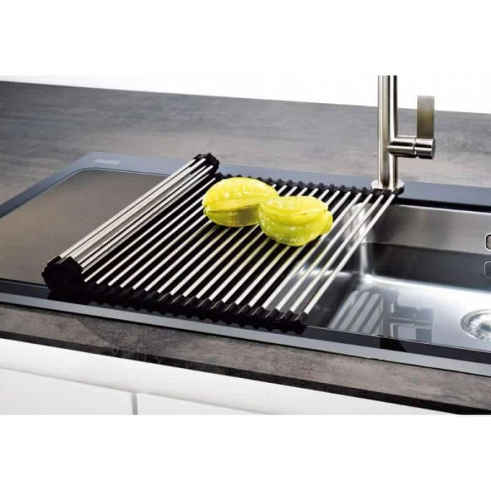 Chiuveta bucatarie o cuva din granit Alec 50 cu gratar rulabil si cos multifunctional [2]