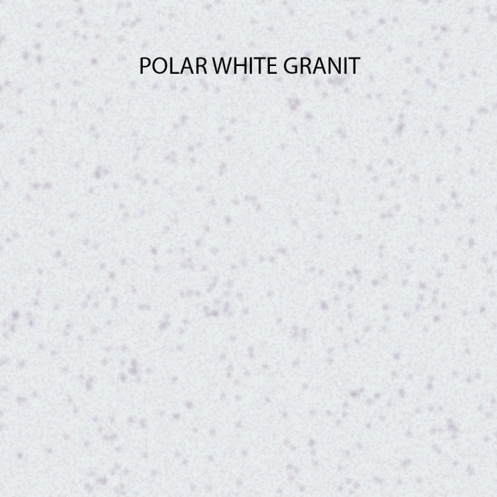 Chiuveta bucatarie rotunda granit CookingAid Naiky NK5110 Alba / Polar White + accesorii montaj [4]