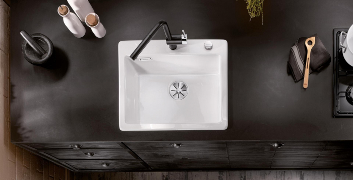 Chiuveta ceramica PuraPlus Blanco PALONA 6 cu excentric [3]