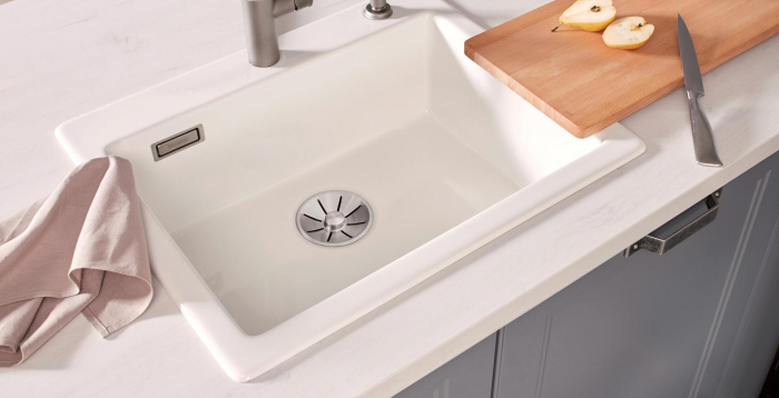 Chiuveta ceramica PuraPlus Blanco PALONA 6 cu excentric [2]