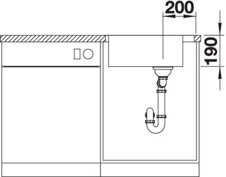 Chiuveta de bucatarie BLANCO CLARON XL 60-IF/A SteamerPlus [5]