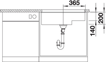 Chiuveta de bucatarie Blanco, din siligranit puradur Subline 700U-level cu cos multifunctional [4]