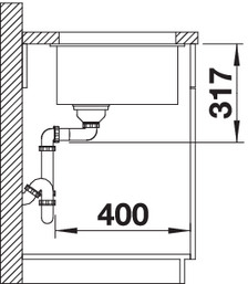 Chiuveta de bucatarie BLANCO ETAGON 500-U silgranit [6]