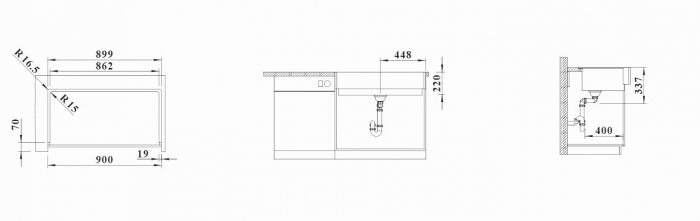 Chiuveta de bucatarie Blanco Vintera XL 9-UF Farmhouse-style [2]