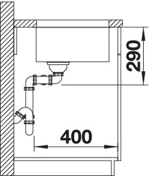 Chiuveta de bucatarie inox BLANCO ANDANO 340/340-U [5]