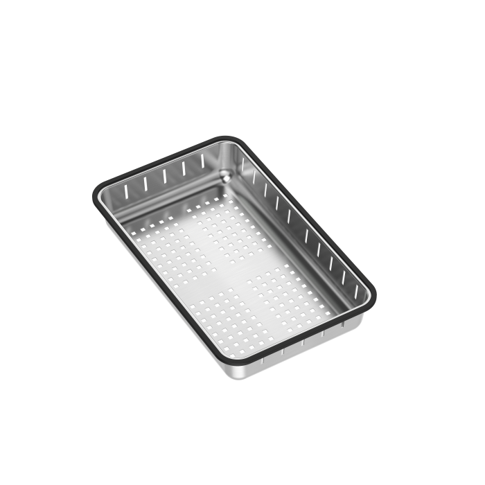 Set inox Workstations Burt 110 Quadron cu dozator+scurgator inox+gratar rulabil+tocator lemn+capac scurgere [9]