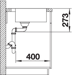 Chiuveta inox BLANCO ZEROX 500-IF/A Durinox®  cu pushcontrol [4]