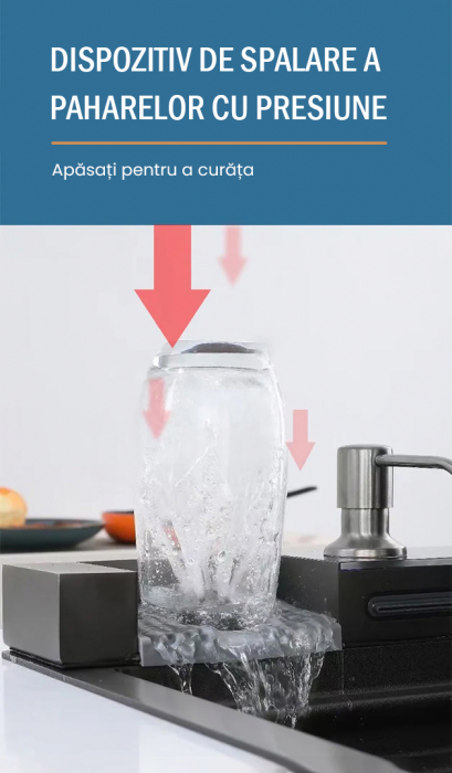 Chiuveta multifunctionala de bucatarie Bliote Premium workstation [4]