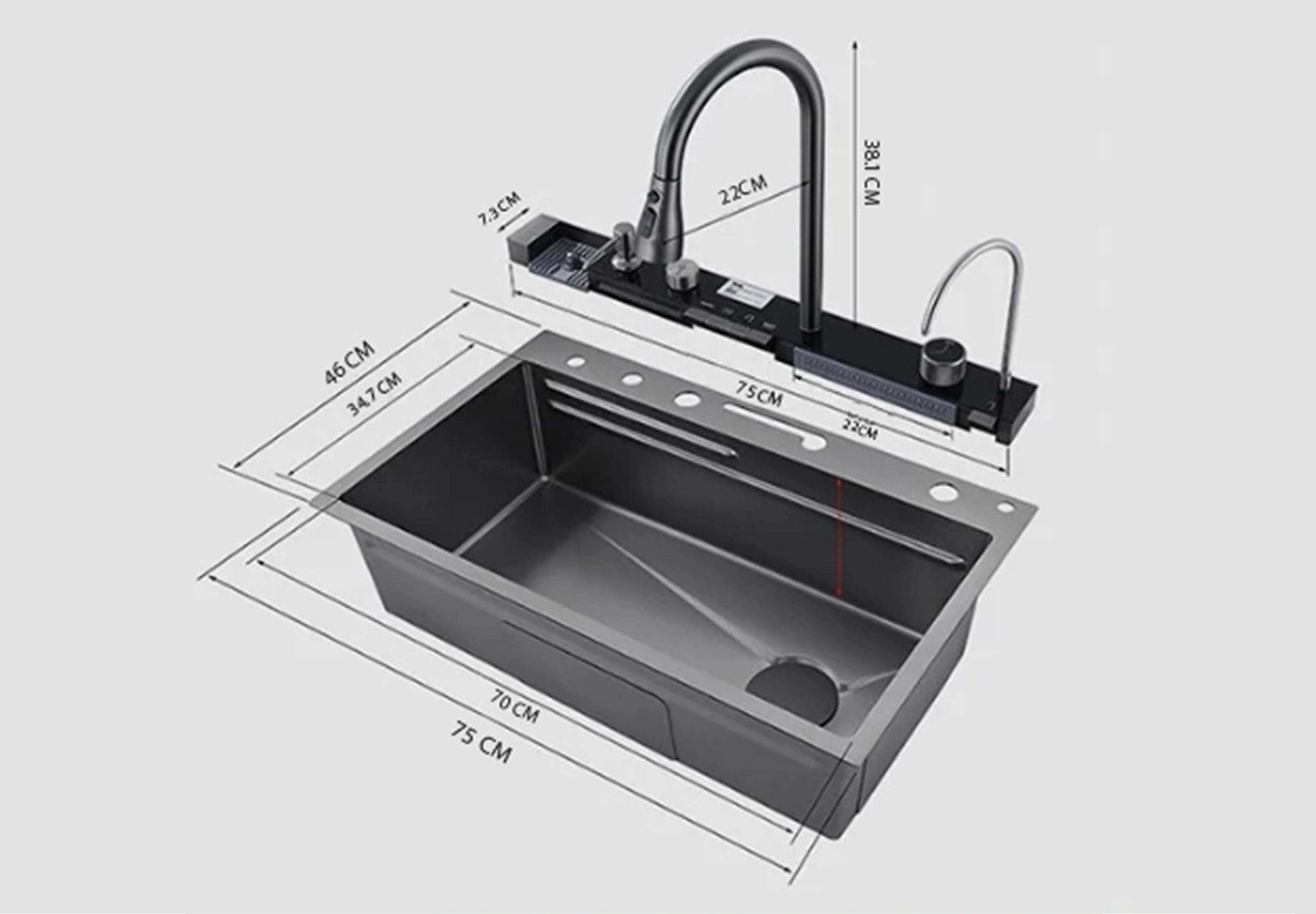 Chiuveta multifunctionala de bucatarie Bliote Premium workstation [2]