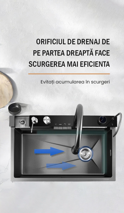 Chiuveta multifunctionala de bucatarie Bliote Premium workstation [6]