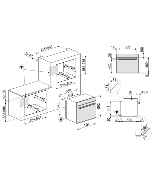 Cuptor încorporabil Smeg cu Tehnologia Galileo – gătire multifuncțională de ultimă generație [7]