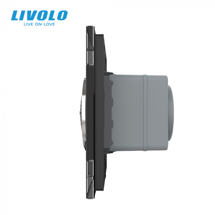 Difuzor Bluetooth, 2 module Livolo cu panou din sticla [2]